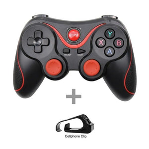 Sustainable White Wireless Joystick Gamepad PC Game Controller Support Bluetooth BT3.0 Compatible With Mobile Phone Tablet Wireless Controller Game Controller Gamepad Joystick Compatible With Slim 360 PC Windows 7 8 10 (White)