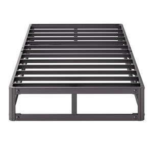 Askeld Twin Bed Box Spring 5 Inch High Low Profile Metal Bed Frame with Round-Corner Design Heavy Duty Steel Slat Support Mattress Foundation Noise Free Platform Base 3500lbs Max Weight Capacity