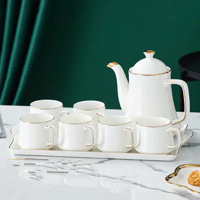 Simple Ceramic Water Set for Living Room Use