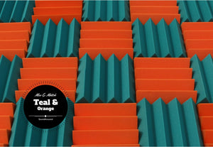 3 Inch Acoustic Foam Wedge Style Panels - 13 Color Options