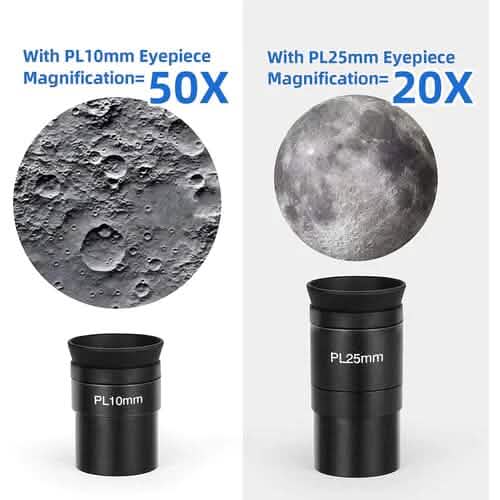 Telescope for Beginner 114mm Aperture 500mm AZ Mount Astronomical Reflector