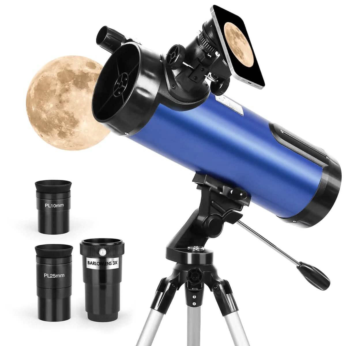 Telescope for Beginner 114mm Aperture 500mm AZ Mount Astronomical Reflector