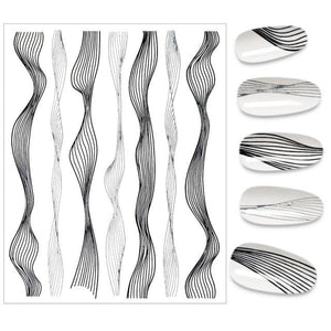 The New 3D Nail Sticker Cool English Letter stickers for nail  Foil Love Heart Design Nails Accessories Fashion Manicure Sticker Stickers Girls Manicure Decoration Nail Art Supplies 3D Self-Adhesive Nail Decals Designer Nail Stickers for Acrylic Nails
