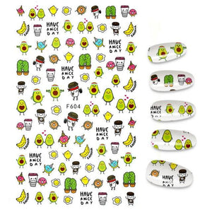 The New 3D Nail Sticker Cool English Letter stickers for nail  Foil Love Heart Design Nails Accessories Fashion Manicure Sticker Stickers Girls Manicure Decoration Nail Art Supplies 3D Self-Adhesive Nail Decals Designer Nail Stickers for Acrylic Nails