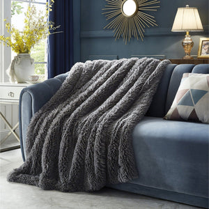 Mir Faux Lamb Fur Throw