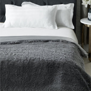 Mir Faux Lamb Fur Throw