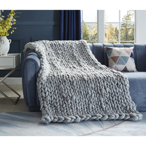 Yanis Chunky Knit Throw