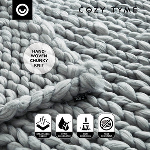 Yanis Chunky Knit Throw