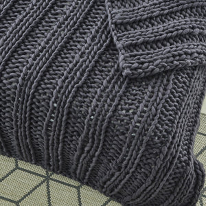 Yolly Channel Knit Throw