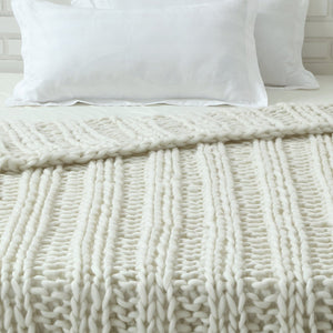 Yolly Channel Knit Throw