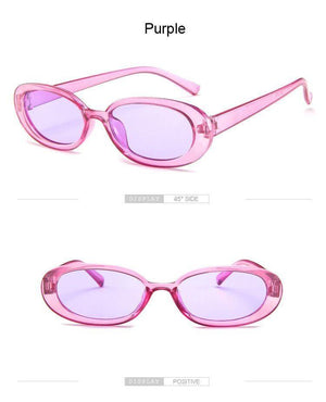 Tiny Small 90s Sunglasses Women Polarized Retro Oval Shape Sunglasses For Woman Designer Sun Glasses For Female Elegant Small Frame Cool Vintage