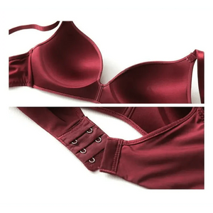 Seamless Bras for Women Push Up Bra No Wire Brassiere A B Cup Underwear Bra Three Quarters 3/4 Cup Thin Soft Sexy