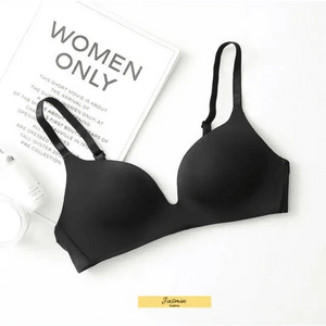 Seamless Bras for Women Push Up Bra No Wire Brassiere A B Cup Underwear Bra Three Quarters 3/4 Cup Thin Soft Sexy