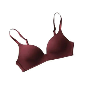 Seamless Bras for Women Push Up Bra No Wire Brassiere A B Cup Underwear Bra Three Quarters 3/4 Cup Thin Soft Sexy