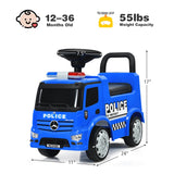 Licensed Mercedes Benz Kids Fire Engine Racer-Red