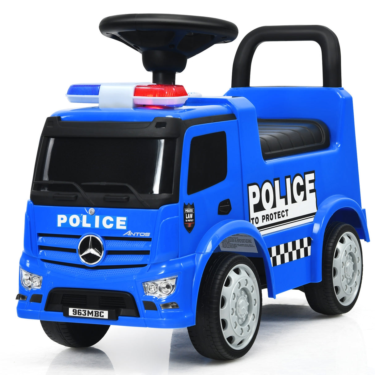 Licensed Mercedes Benz Kids Fire Engine Racer-Red