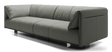 Introducing the Essex Sofa, a modern and minimalist piece with a sleek design, metal legs, plush cushions, and clean lines in an elegant gray color.