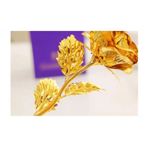 Trendy Flower Gift for Loved ones 24K Gold Rose Gift Big Rose with Gift Box Best Gift for Girlfriend Valentines Day