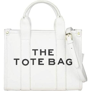 Trendy Leather Tote Bag Small Personalized Top Handle Crossbody Handbags
