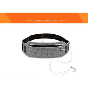 Trendy Slim Running Belt Fanny Pack Fitness Workout Exercise Waist Bag Jogging Belt Bag Gym Fitness Bag Ultra Light Runners Belt Travel Money Belt For Men Women