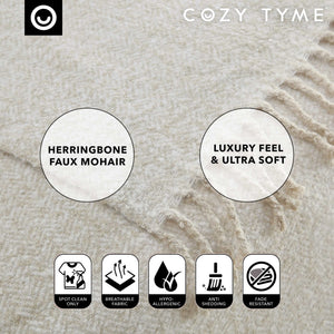 Samara Faux Mohair Throw