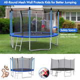 Outdoor Trampoline with Safety Closure Net-15 ft
