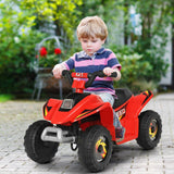 6V Kids Electric ATV 4 Wheels Ride-On Toy -Blue