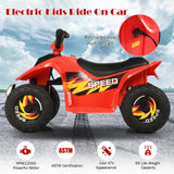 6V Kids Electric ATV 4 Wheels Ride-On Toy -Blue