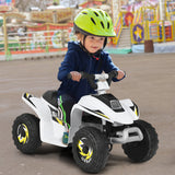 6V Kids Electric ATV 4 Wheels Ride-On Toy -Blue