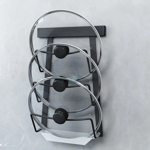 Punch-Free Stainless Steel Kitchen Storage Shelf