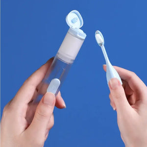 Foldable Portable Toothbrush Set