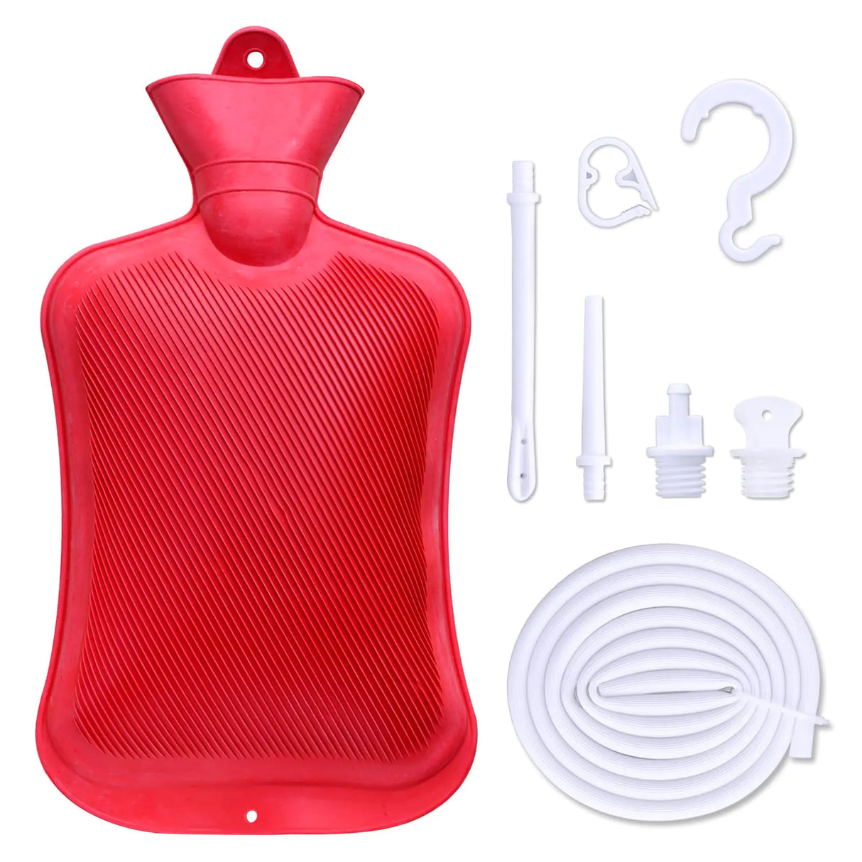 Coffee Enema Bag Kit Douche Bag Kit for Men and Women 5ft PVC Hose 2L Capacity Water Colon Detox Cleanse Kit