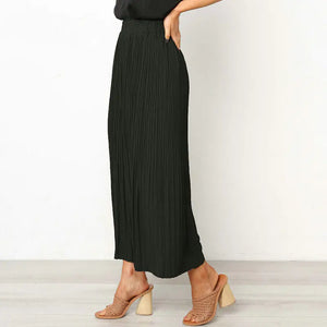 Stylish Loose Wrinkle-Detail Casual Pants for Summer