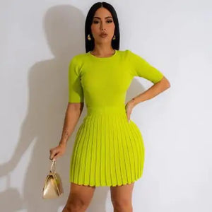 Elegant Women's Slim-fit Knitted Skirt