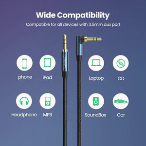 HI-FI 3.5mm Aux Cable Male to Male Audio Jack Cable For Car Headphone Mobile Phone