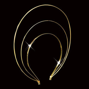 Unique 3 Layer Headband Wedding Bridal Hair Accessories Gold Tiara Crown Jewelry for Women Hair band Metal Headpiece Gorgeous Hair Accessories For Women