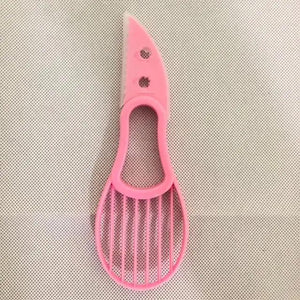 Unique Design 3 In 1 Avocado Slicer Shea Corer Butter Fruit Peeler Cutter Pulp Separator Plastic Knife Kitchen Vegetable Tools Kitchen Gadgets