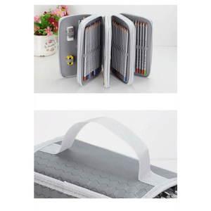 Unique Purple Cute Big 36/48/72 Holes Stationery Students Pencil Case High Quality Large Capacity Pencil Box