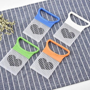 Unique Style 1PC Stainless Steel Onion Needle Onion Holder Handheld Simple Slicer Fruit Vegetable Cutter Potato Kitchen Tool Bar Accessories