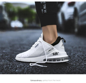 Unisex Air Cushion Running Shoes Mens Sneakers Breathable Light Sports Shoes Training Jogging Arch Support Tennis Shoe Breathable Air Cushion Sneakers For Gym Workout
