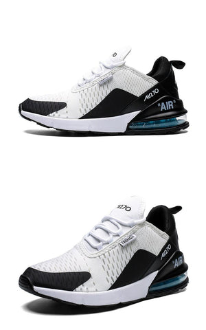 Unisex Air Cushion Running Shoes Mens Sneakers Breathable Light Sports Shoes Training Jogging Arch Support Tennis Shoe Breathable Air Cushion Sneakers For Gym Workout