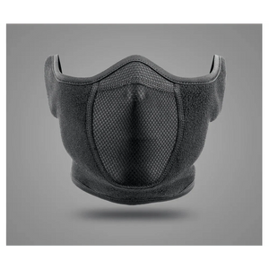 Unisex Breathable Black Half Ski Windproof Sport Mask Face Cover Ear Warmer For Winter Weather Men Running Thermal Masks Scarf Snowboard Ski Mask Neck Warmer