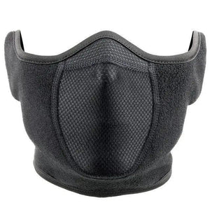 Unisex Breathable Black Half Ski Windproof Sport Mask Face Cover Ear Warmer For Winter Weather Men Running Thermal Masks Scarf Snowboard Ski Mask Neck Warmer