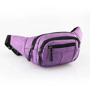 Unisex Classic Design Sports Fanny Pack Stylish Waist Bag Large Capacity Outdoor Travel Waist Bag