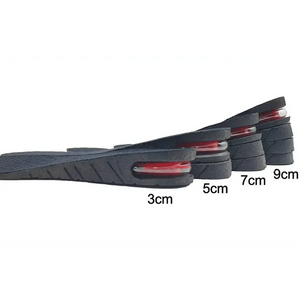 Unisex Height Increase Air Cushion 3-9cm Height Adjustable Cut Shoe Heel Insert Makes You Taller Foot Shoes Support