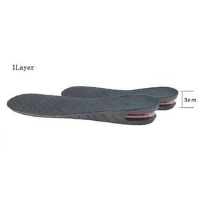 Unisex Height Increase Air Cushion 3-9cm Height Adjustable Cut Shoe Heel Insert Makes You Taller Foot Shoes Support