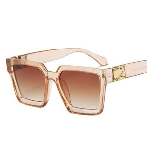 Unisex Polarized Black Summer Sunglasses Classic Style Sunglasses For Men Square Shape Design Eyeglasses For Men/Women Luxury Mirror Retro Style High Quality Glasses For Female