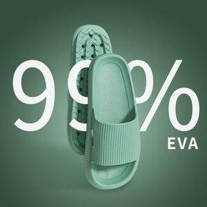 Unisex Thicker Comfortable Slippers For Men And Women Home Bathroom Bath Couple Thick Bottom Home Slippers Soft Sole Slide Sandals Leisure Shower Quick Drying Bathroom Non-Slip Massage Pool Gym House Slipper