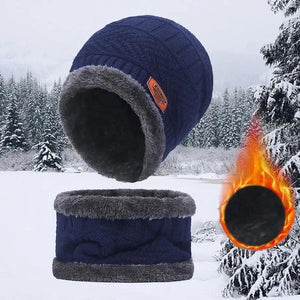 Unisex Winter Scarf Warm Beanies Breathable Hats One Size For Boys Modern Design Cap And Scarf Sets