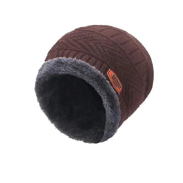Unisex Winter Scarf Warm Beanies Breathable Hats One Size For Boys Modern Design Cap And Scarf Sets
